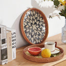 Bandeja em Rattan Lux